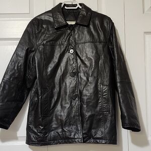 Classic Black Leather Jacket